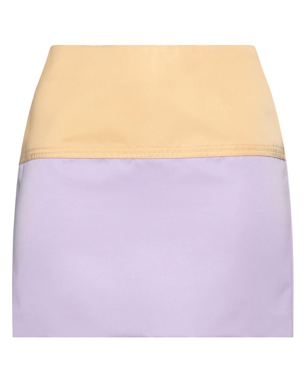 Isabelle Blanche Purple Mini Skirt Polyester