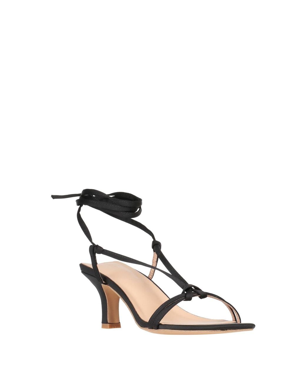 Gaelle Paris Black Sandals