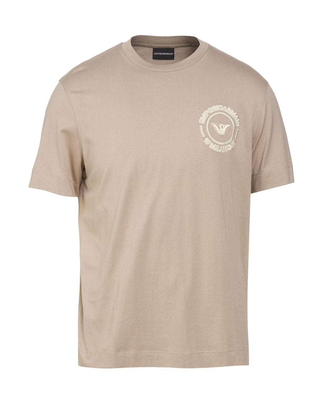 Emporio Armani Natural T-Shirt Cotton for men