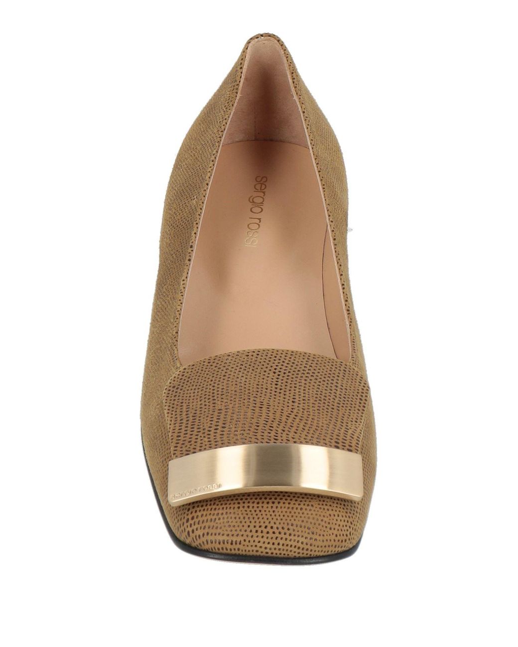 Sergio Rossi Brown Ballet Flats