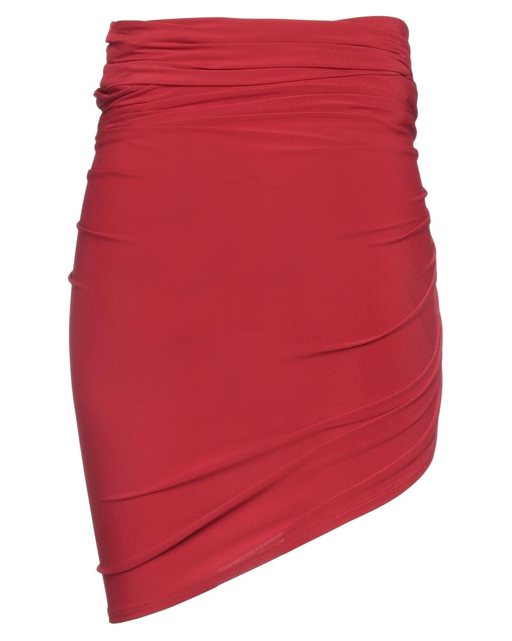 Jacquemus Red Midi Skirt Viscose, Polyester, Elastane