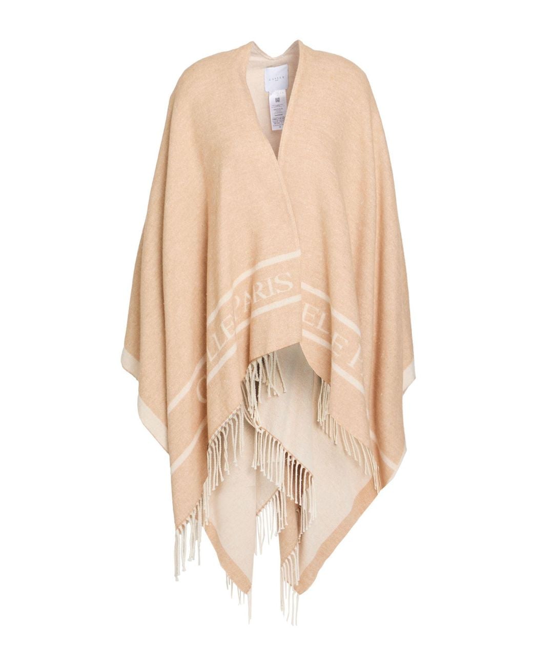 Poncho Gaelle Paris de color Natural