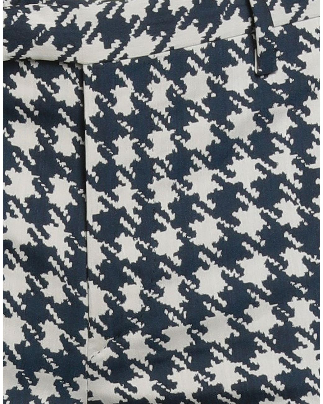 Brian Dales Gray Pants Cotton, Polyamide, Elastane for men