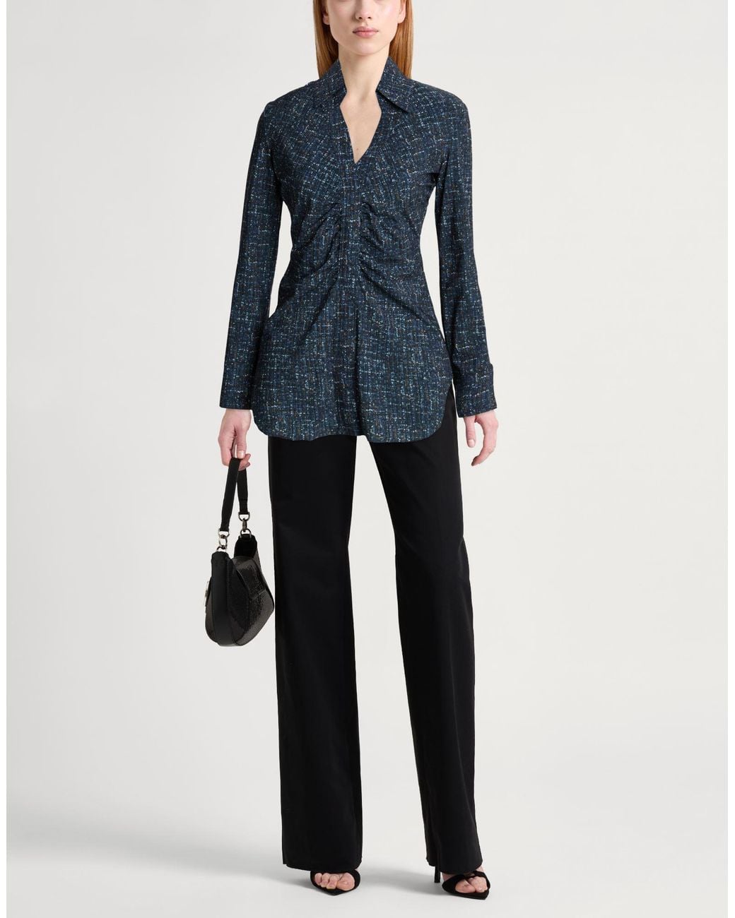 La Petite Robe Di Chiara Boni Blue Top