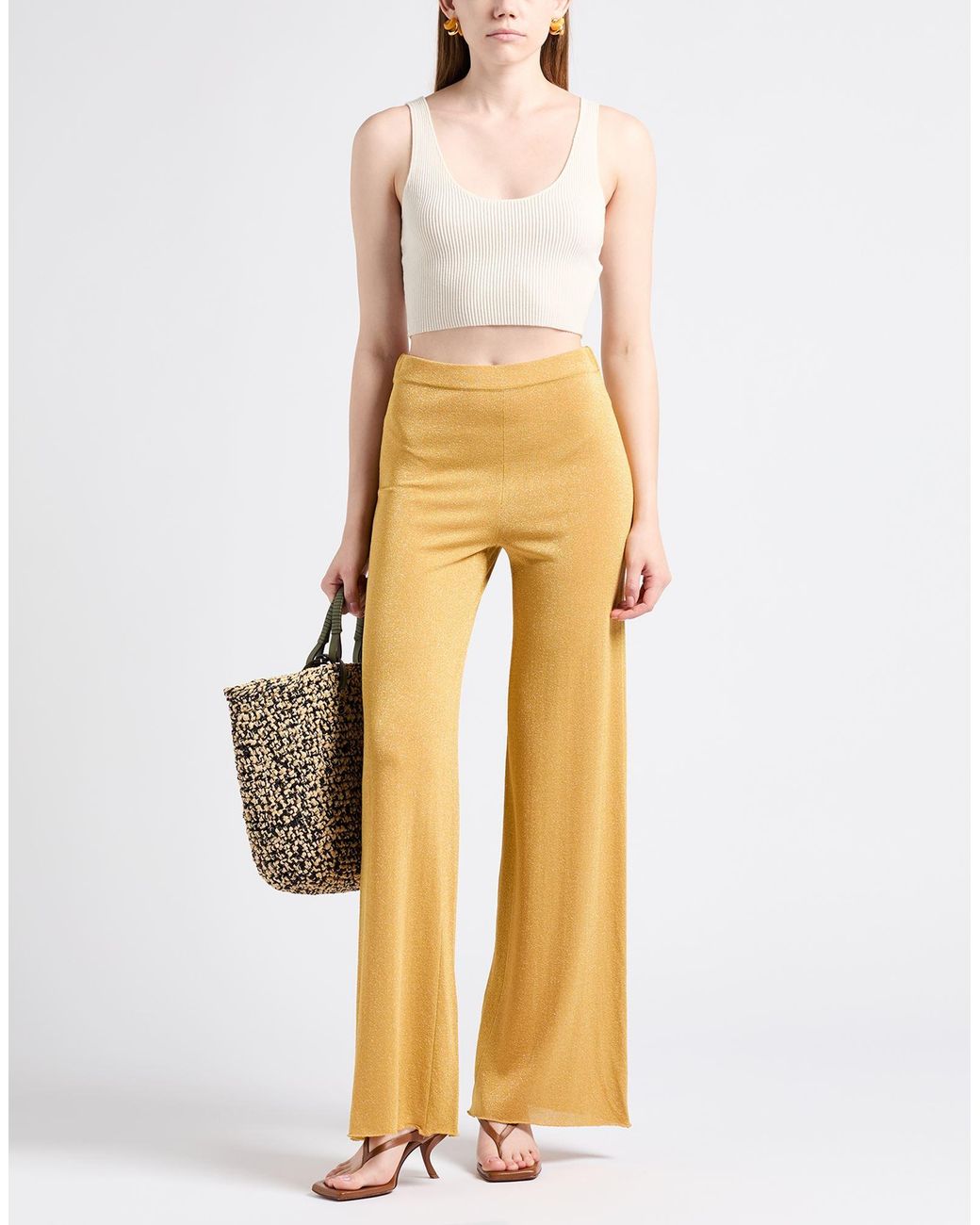Roberto Collina Yellow Pants