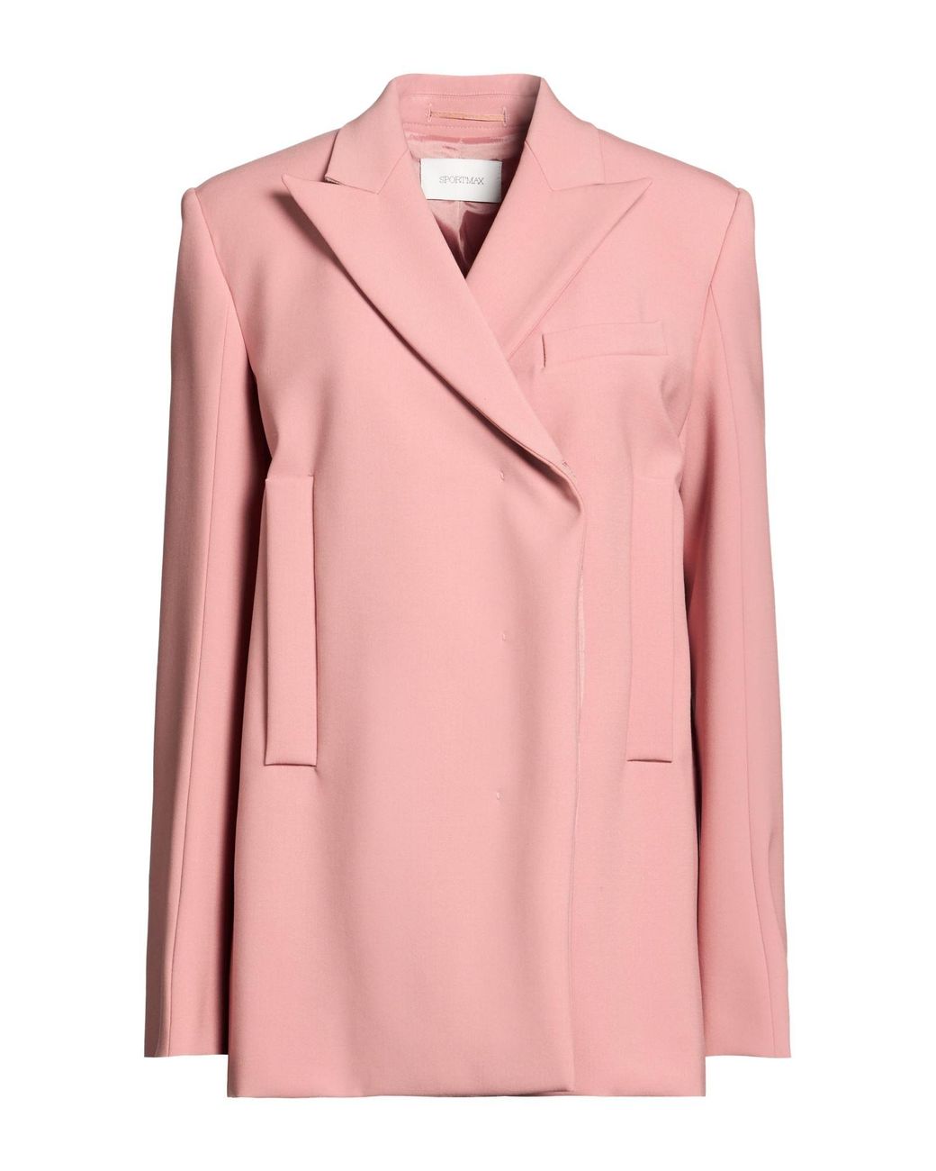 Sportmax Pink Blazer Virgin Wool, Elastane