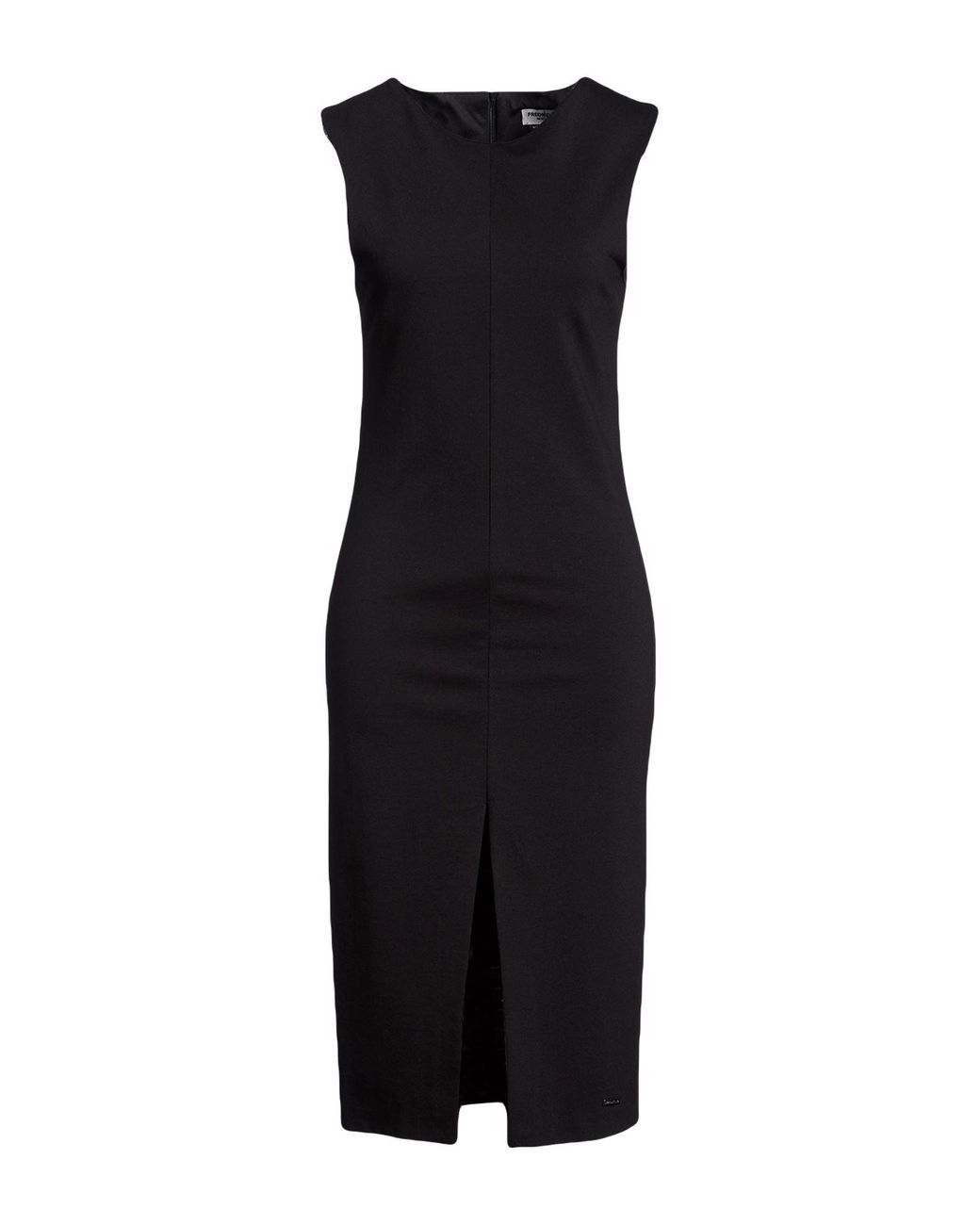 Fred Mello Black Midi Dress Viscose, Polyamide, Elastane