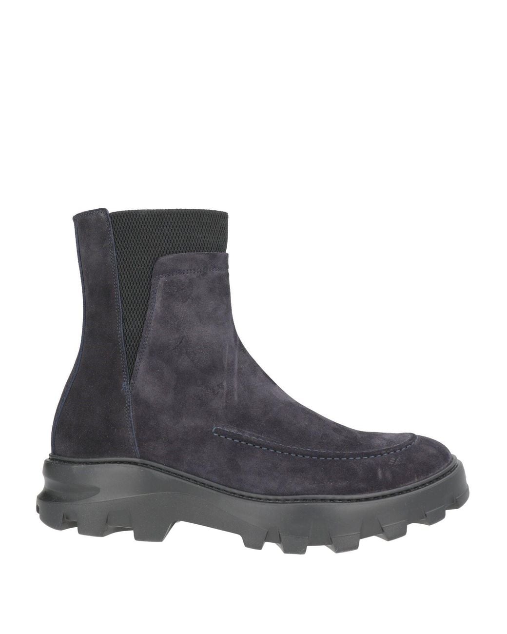 MICH SIMON Black Midnight Ankle Boots Leather for men