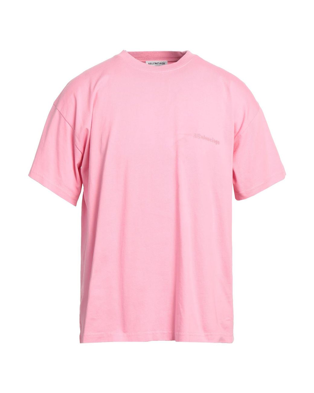 Womens Balenciaga Back Tshirt Medium Fit in Fluo Pink  Balenciaga NL