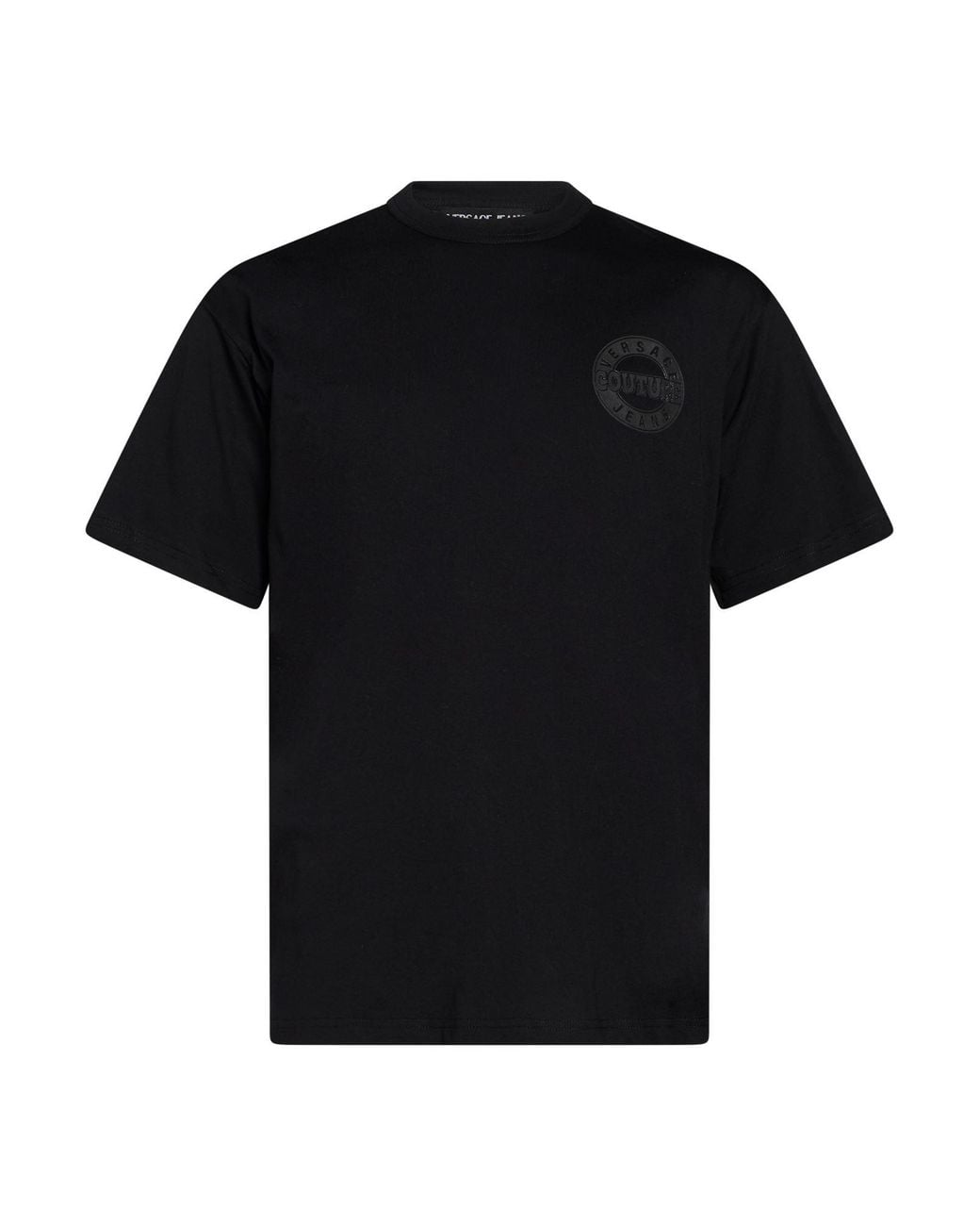Versace Jeans Couture Black T-Shirt Cotton for men