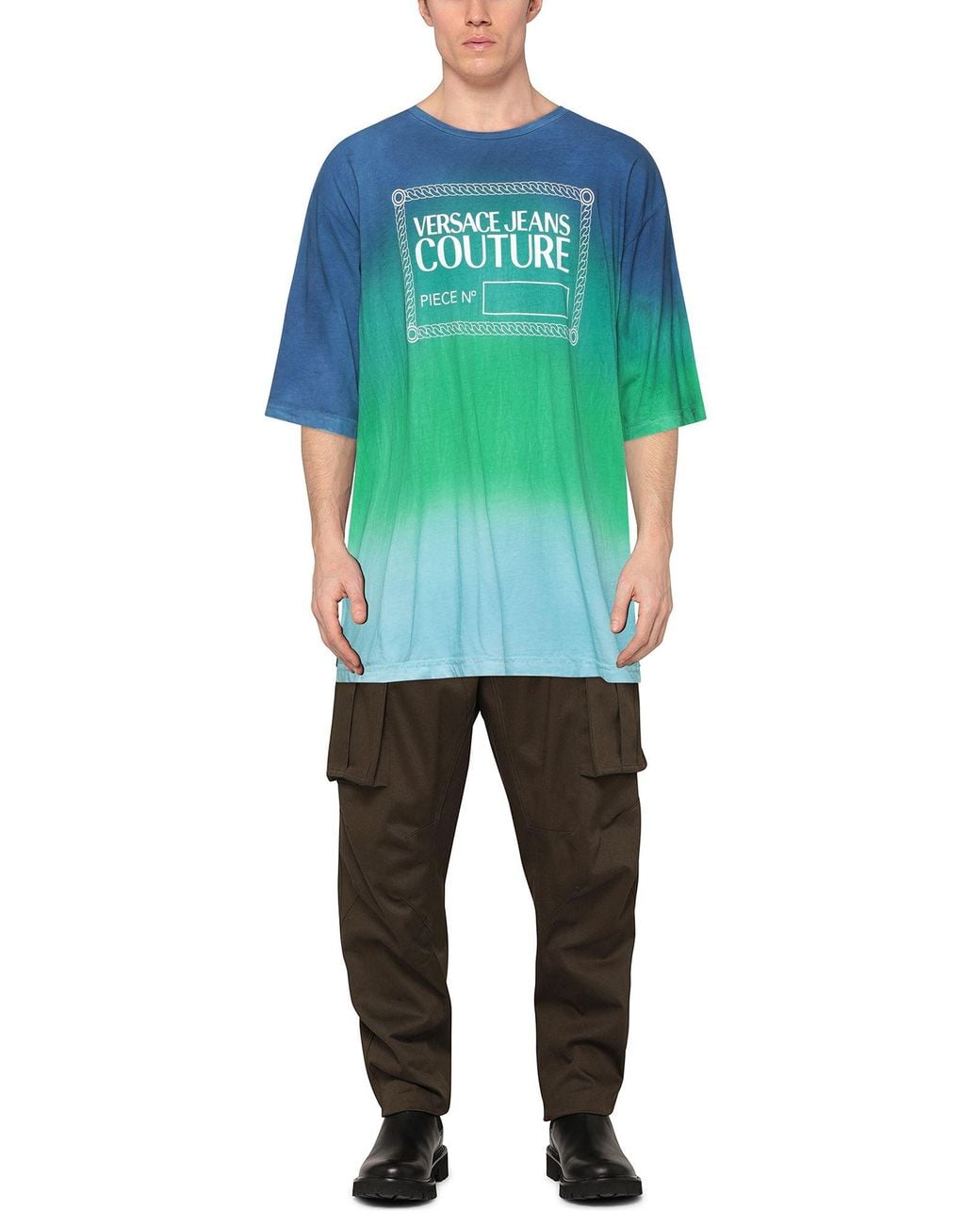 Versace Jeans Couture Blue T-Shirts for men