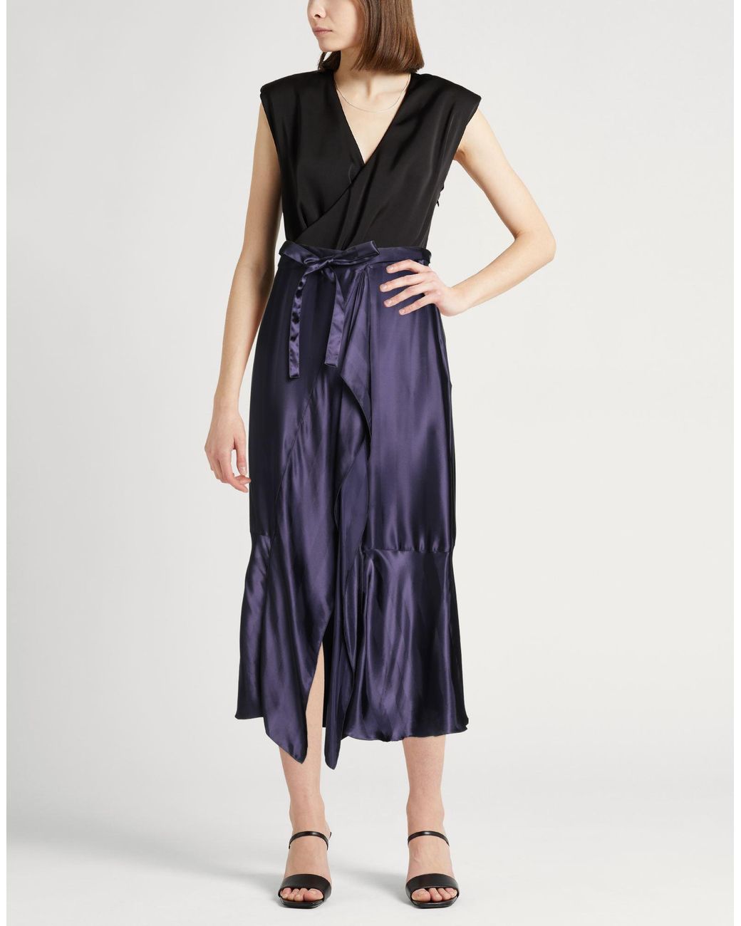 Nina Ricci Blue Midi Skirt