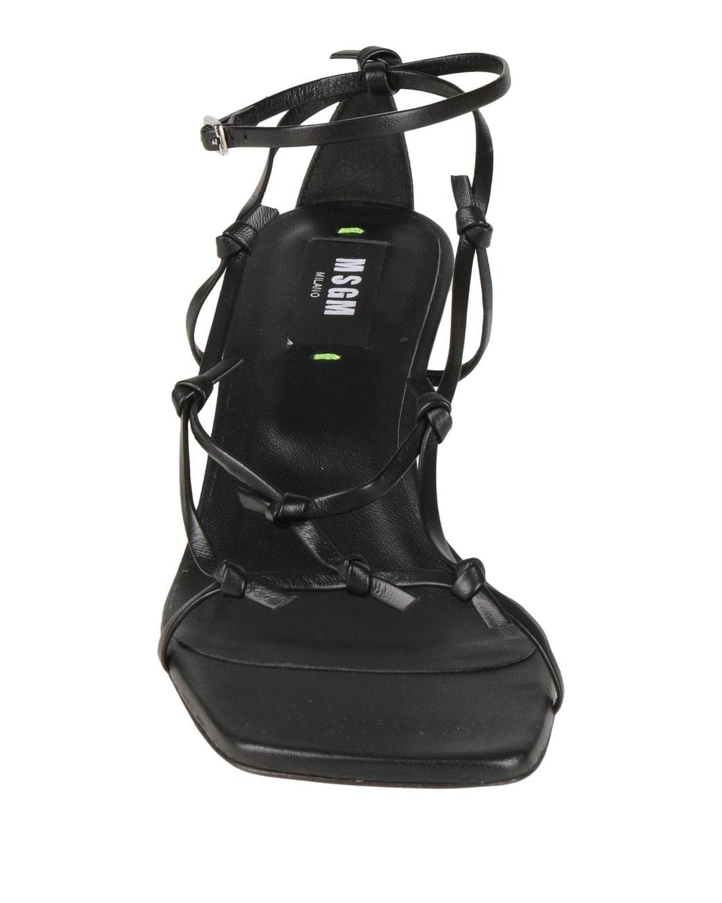 MSGM White Sandals Leather