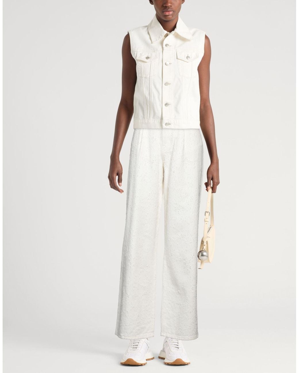 Halfboy White Jeans Cotton