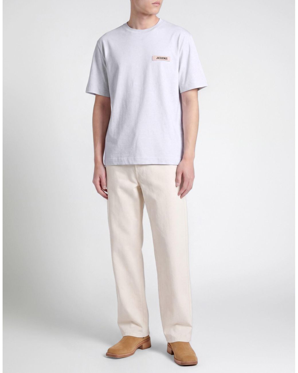 Jacquemus White Light T-Shirt Cotton for men