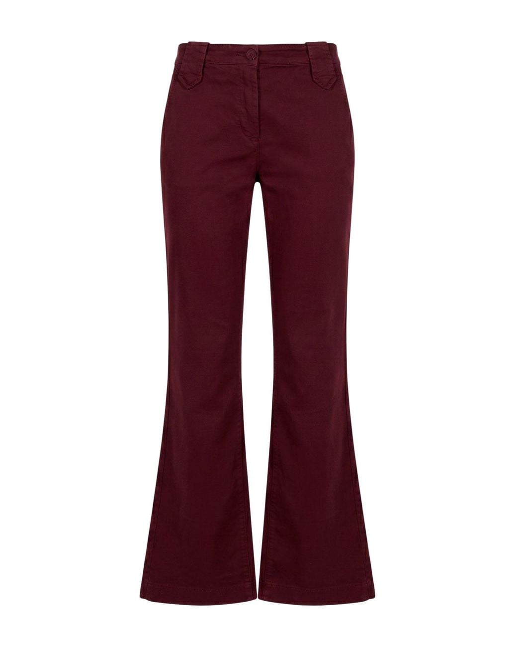 Manila Grace Red Jeans Cotton, Elastane
