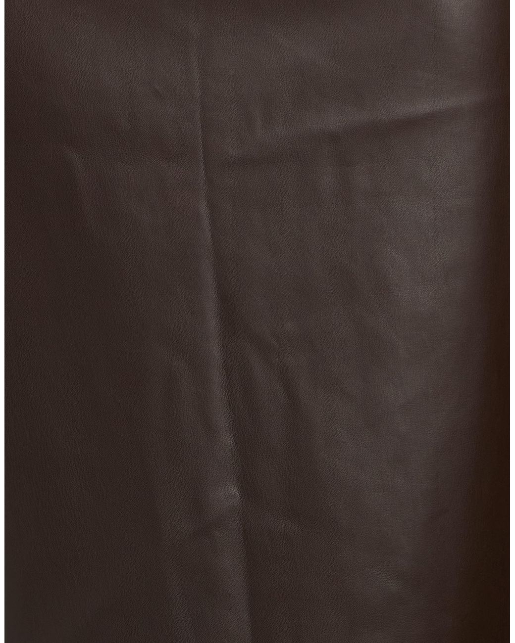 Jucca Brown Midi Skirt Polyurethane