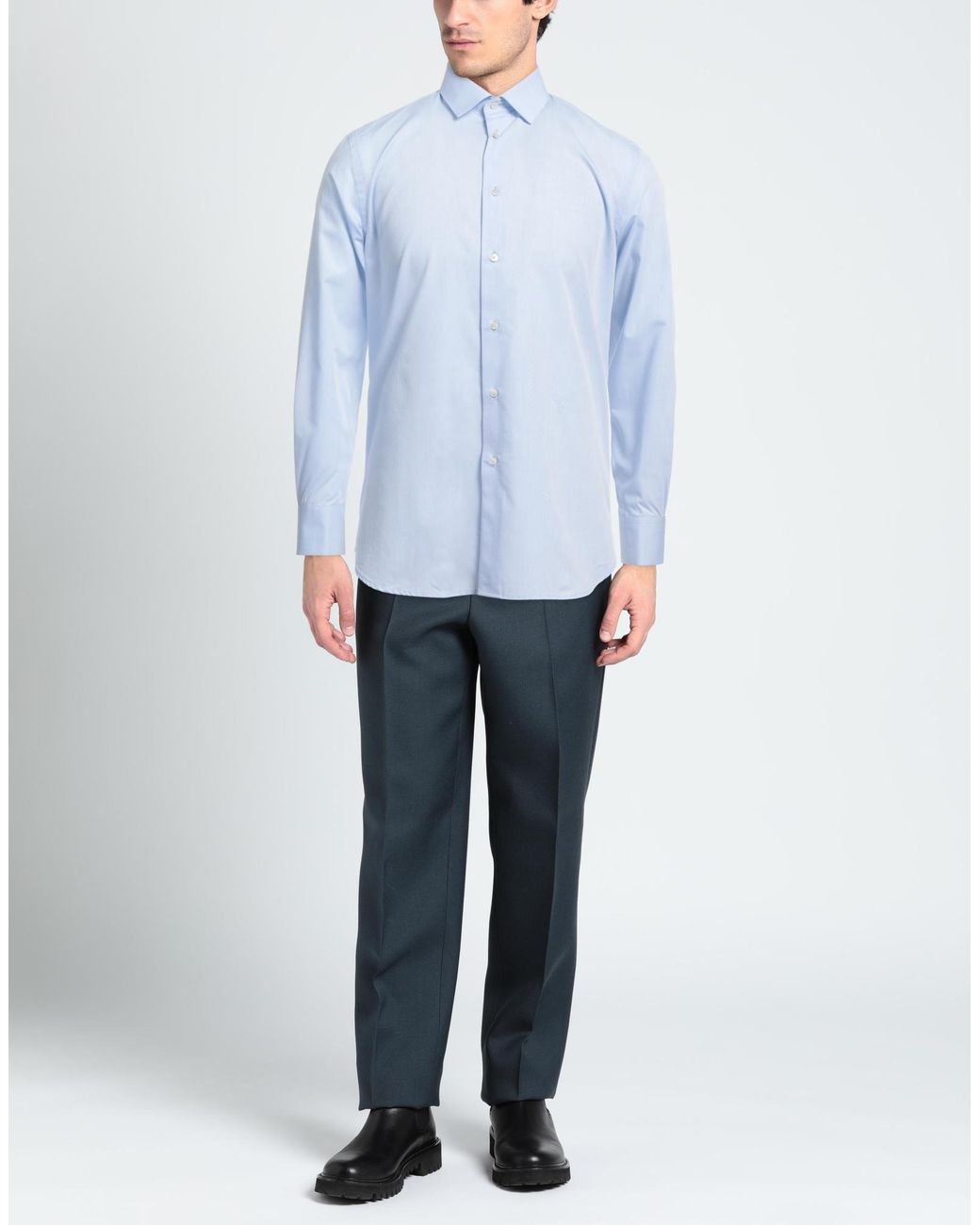 Trussardi Blue Shirt for men