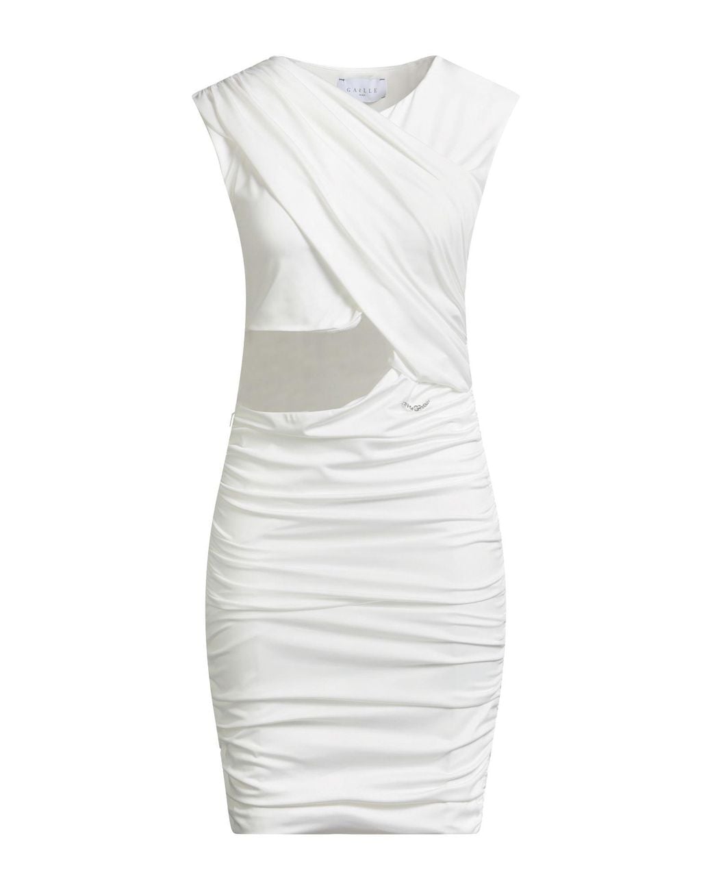 Gaelle Paris White Mini Dress
