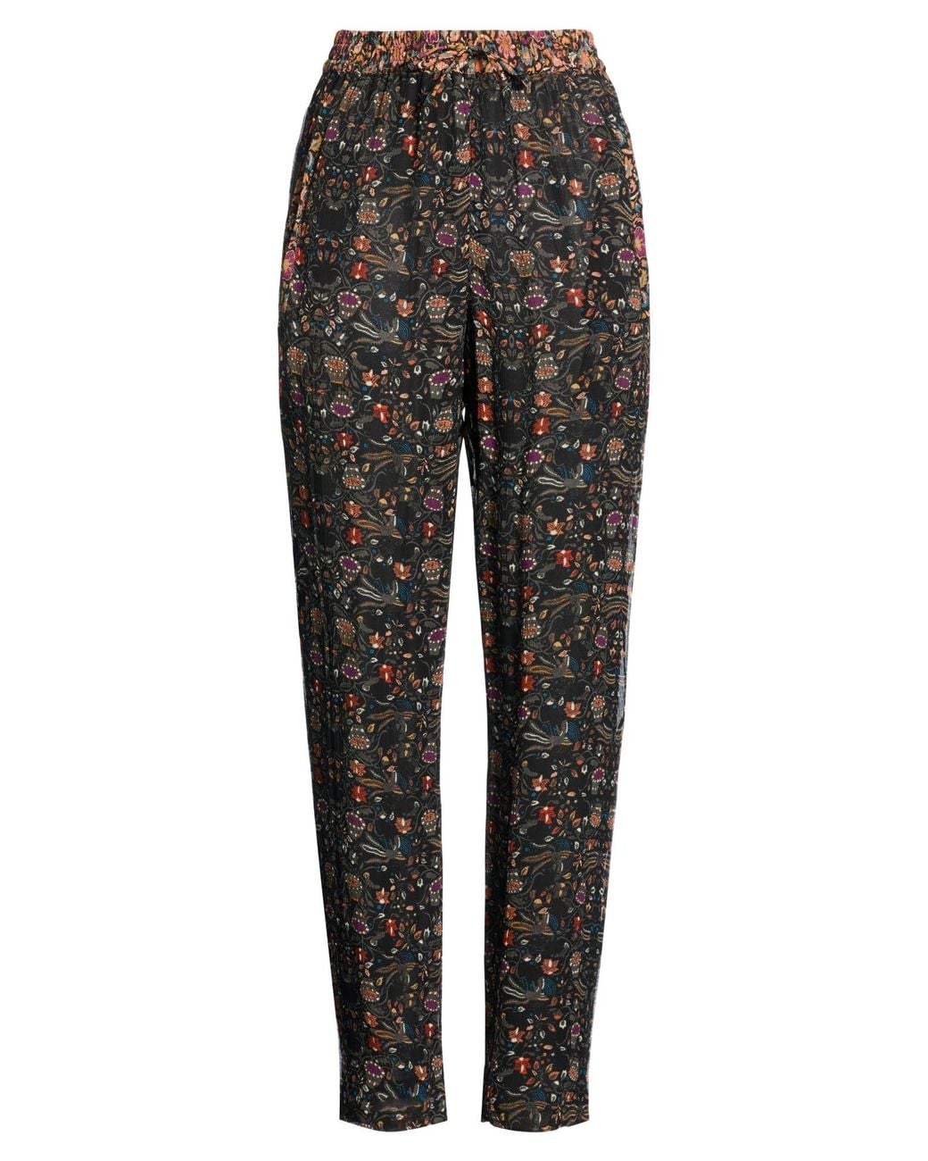 Isabel Marant Gray Pants Silk