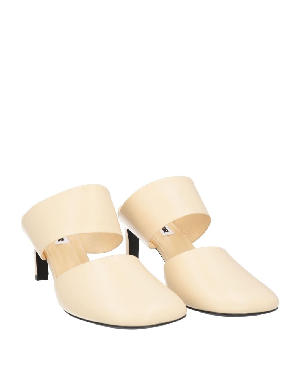 Jil Sander Natural Mules & Clogs