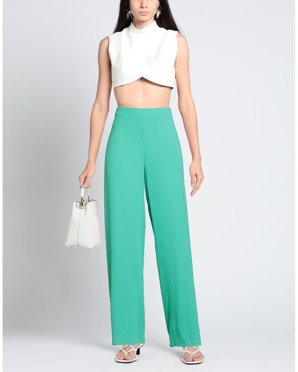 Camilla Green Pants Polyester