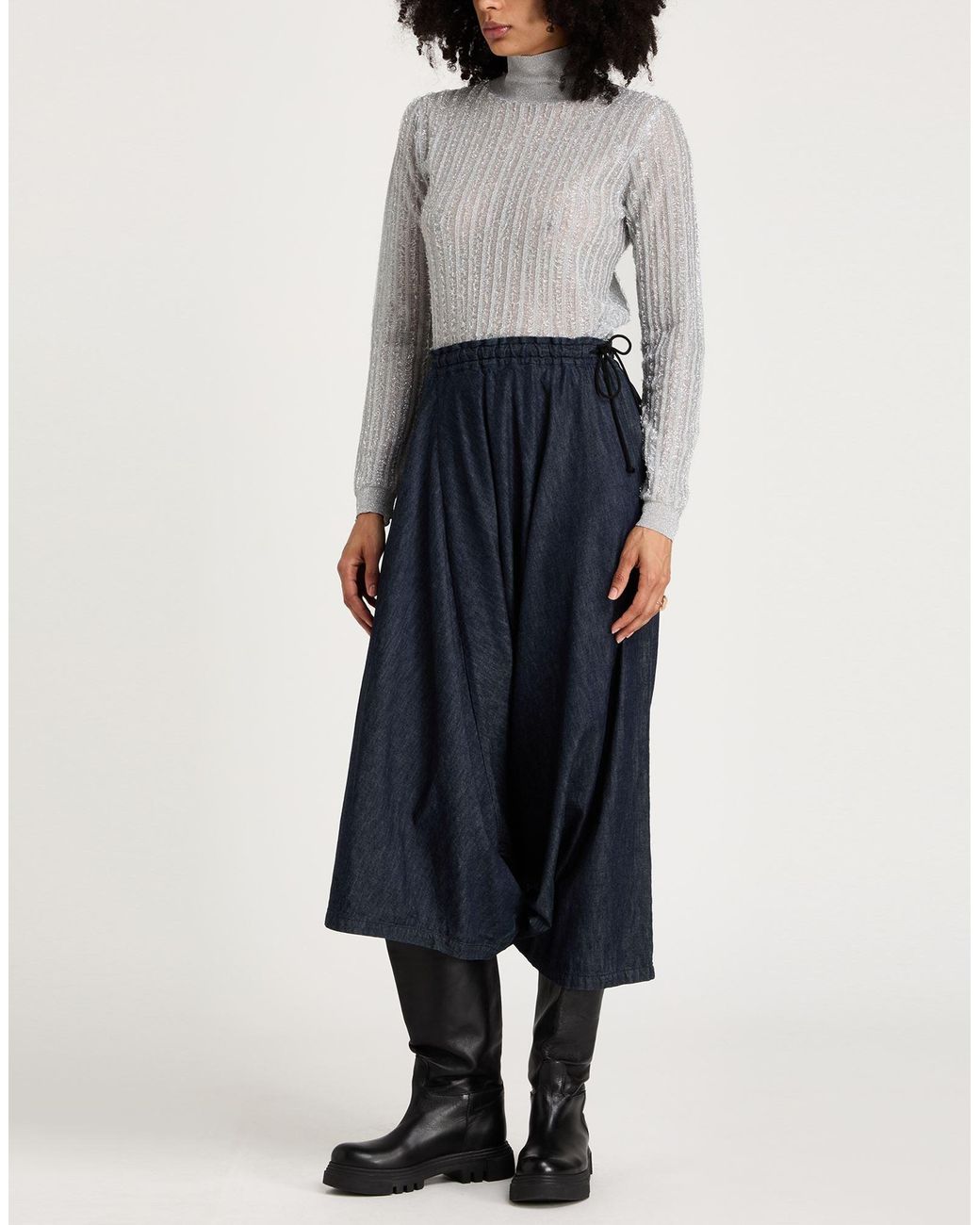 Alysi Gray Rollkragenpullover