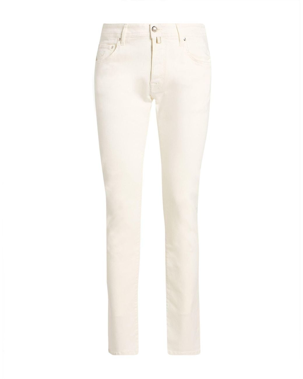 Jacob Cohen White Jeans Cotton, Polyester, Elastane for men