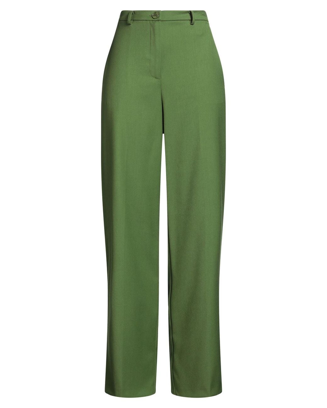 Patrizia Pepe Green Pants Polyester, Viscose, Elastane