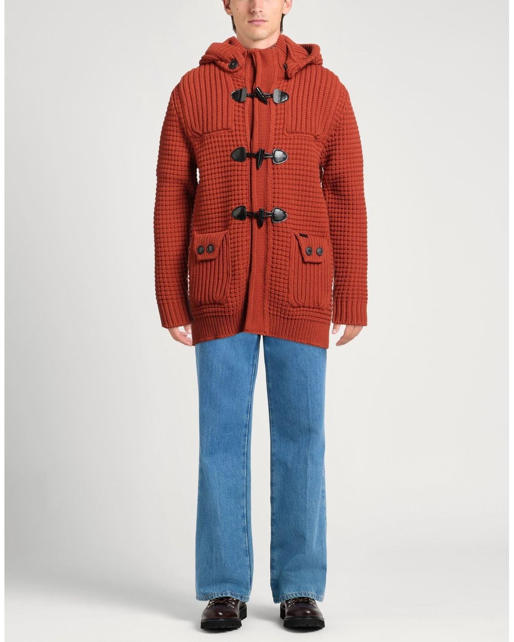 Bark Red Coat for men