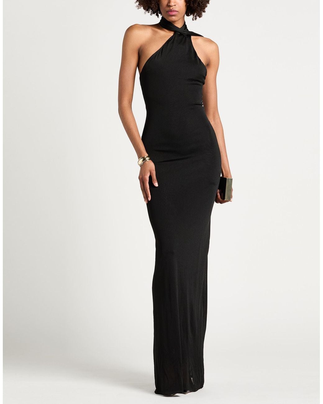 Galvan Black Maxi Dresses