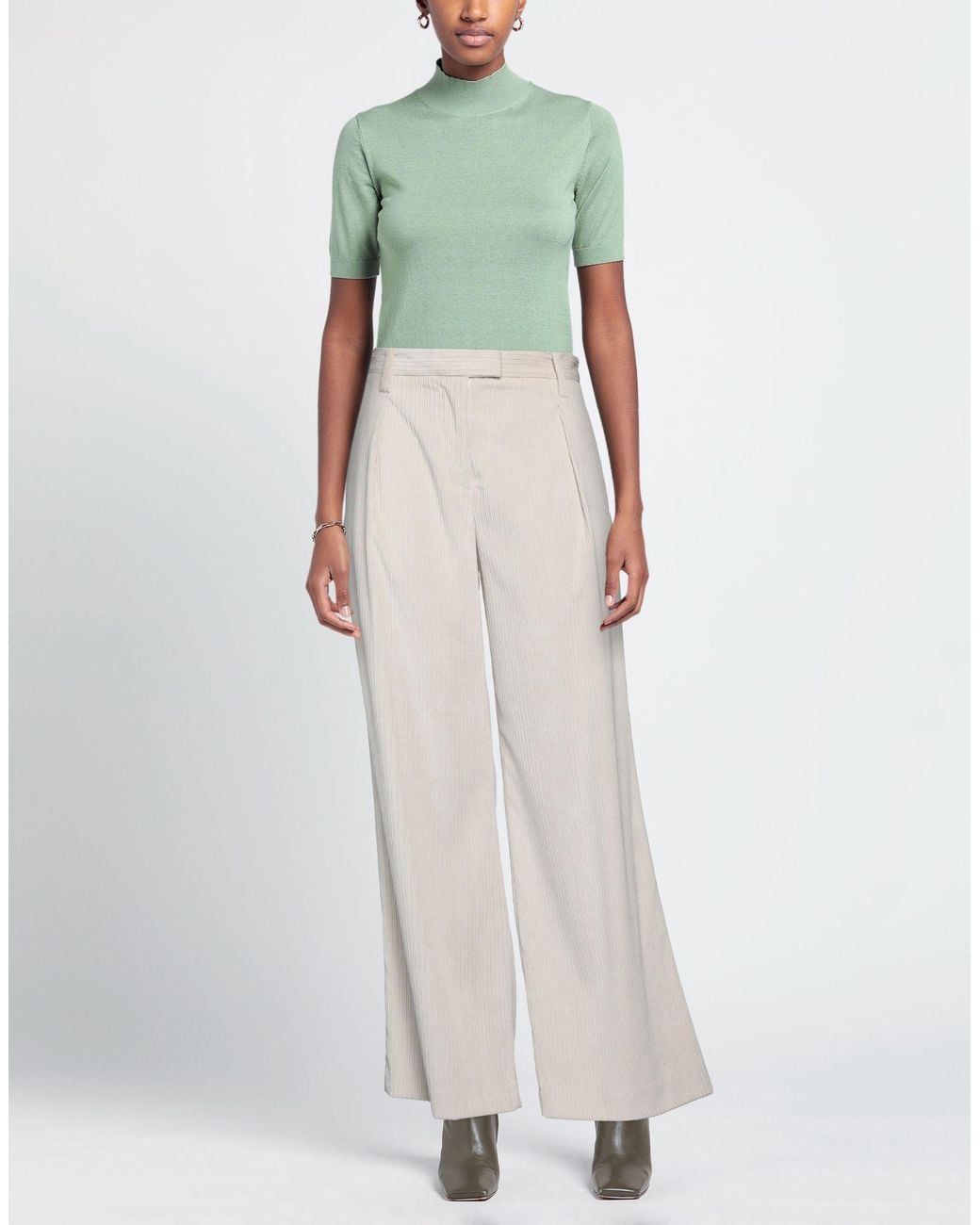 Rag & Bone White Pants Polyester, Polyamide, Elastane