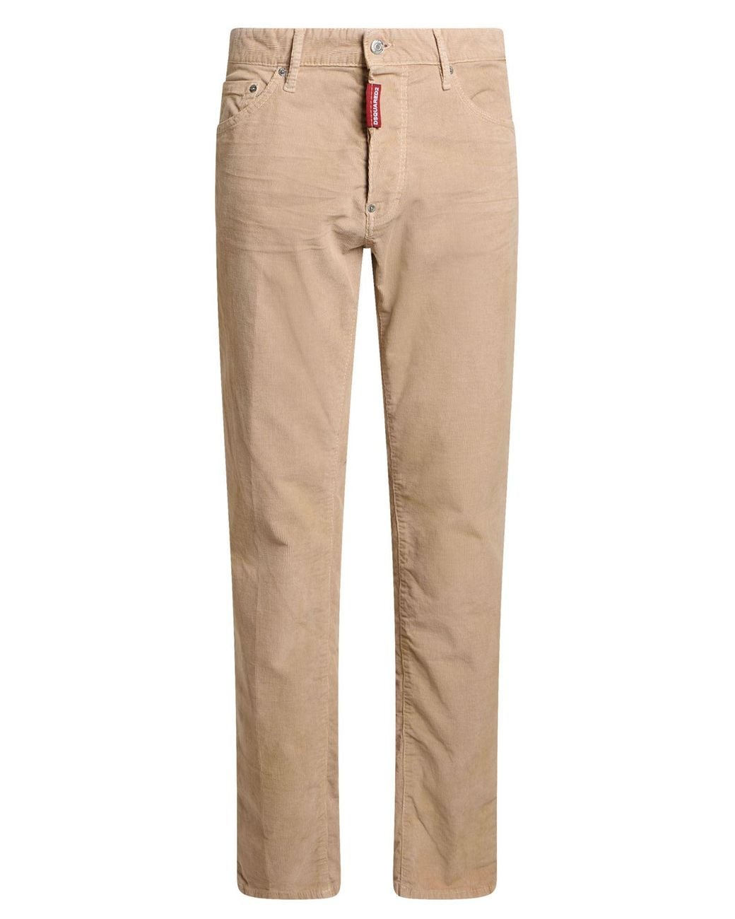 DSquared² Natural Pants Cotton, Elastane for men