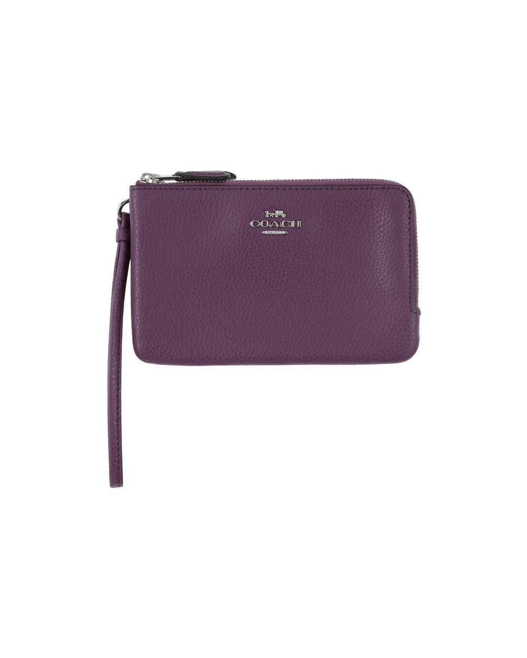 COACH Wallet in Purple | Lyst