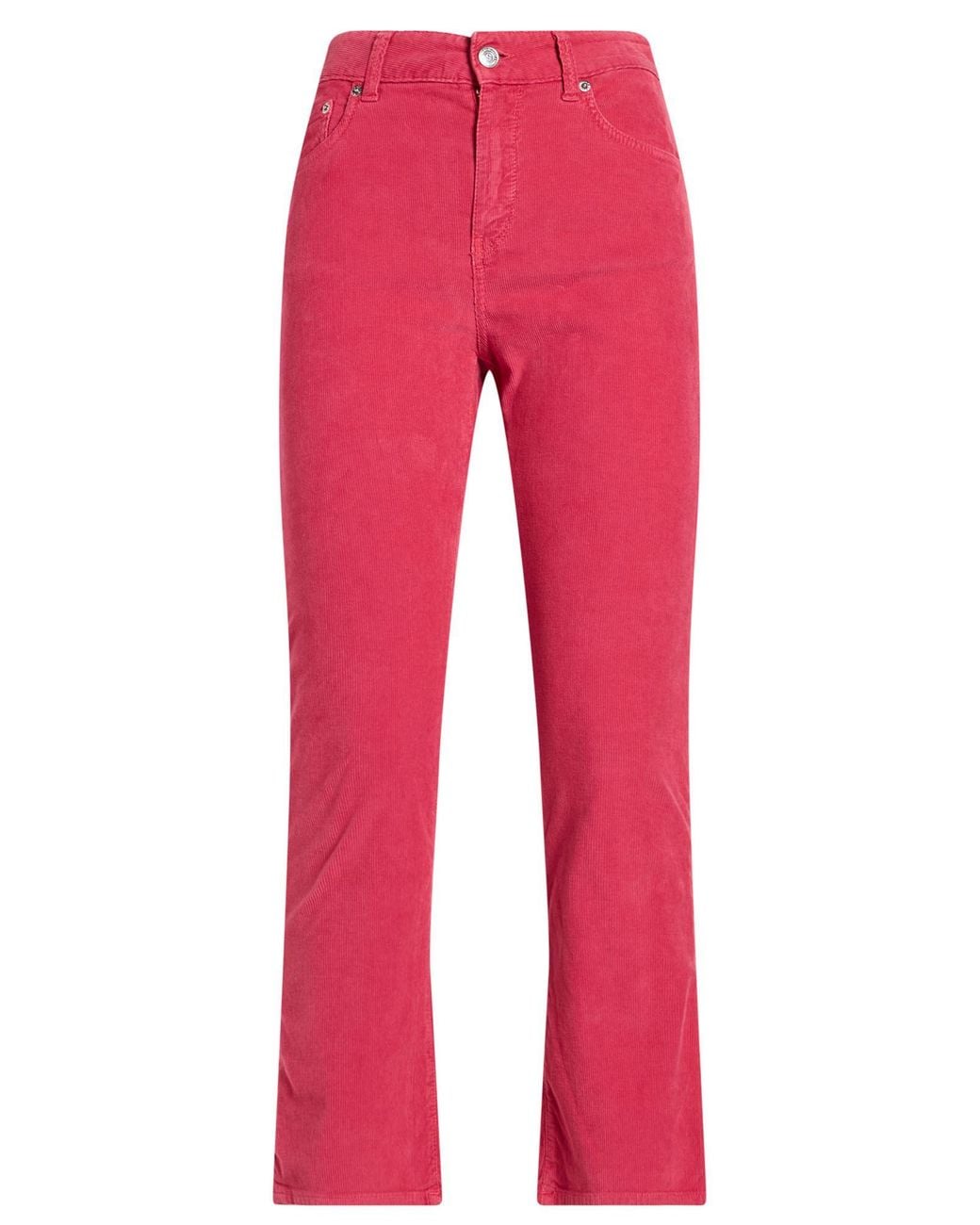 Department 5 Red Pants Cotton, Elastane