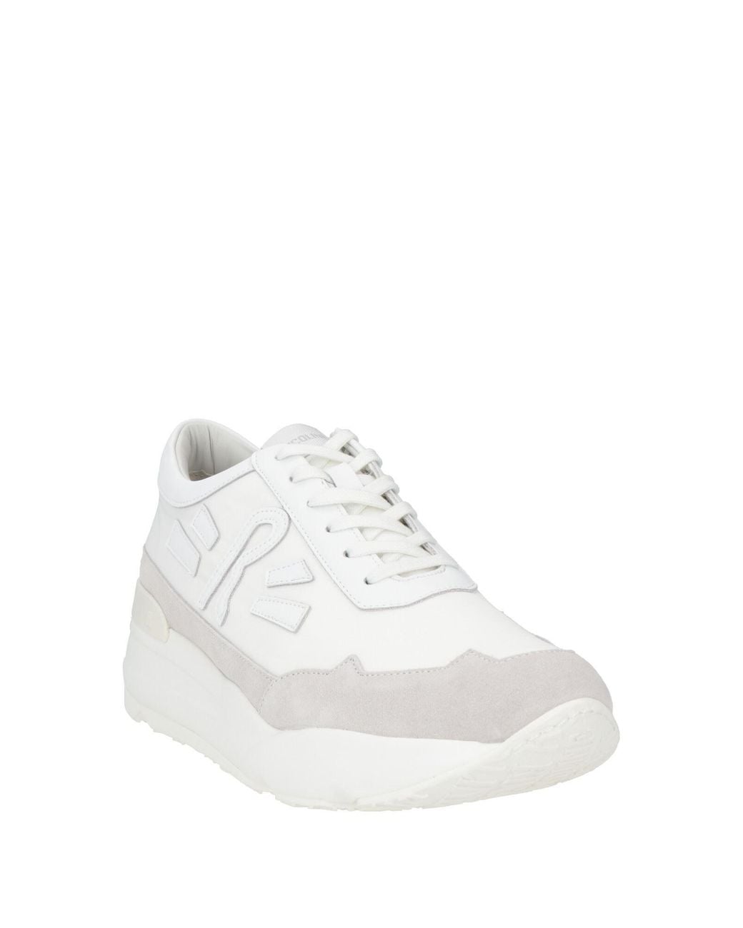 Rucoline White Sneakers Leather, Textile Fibers for men