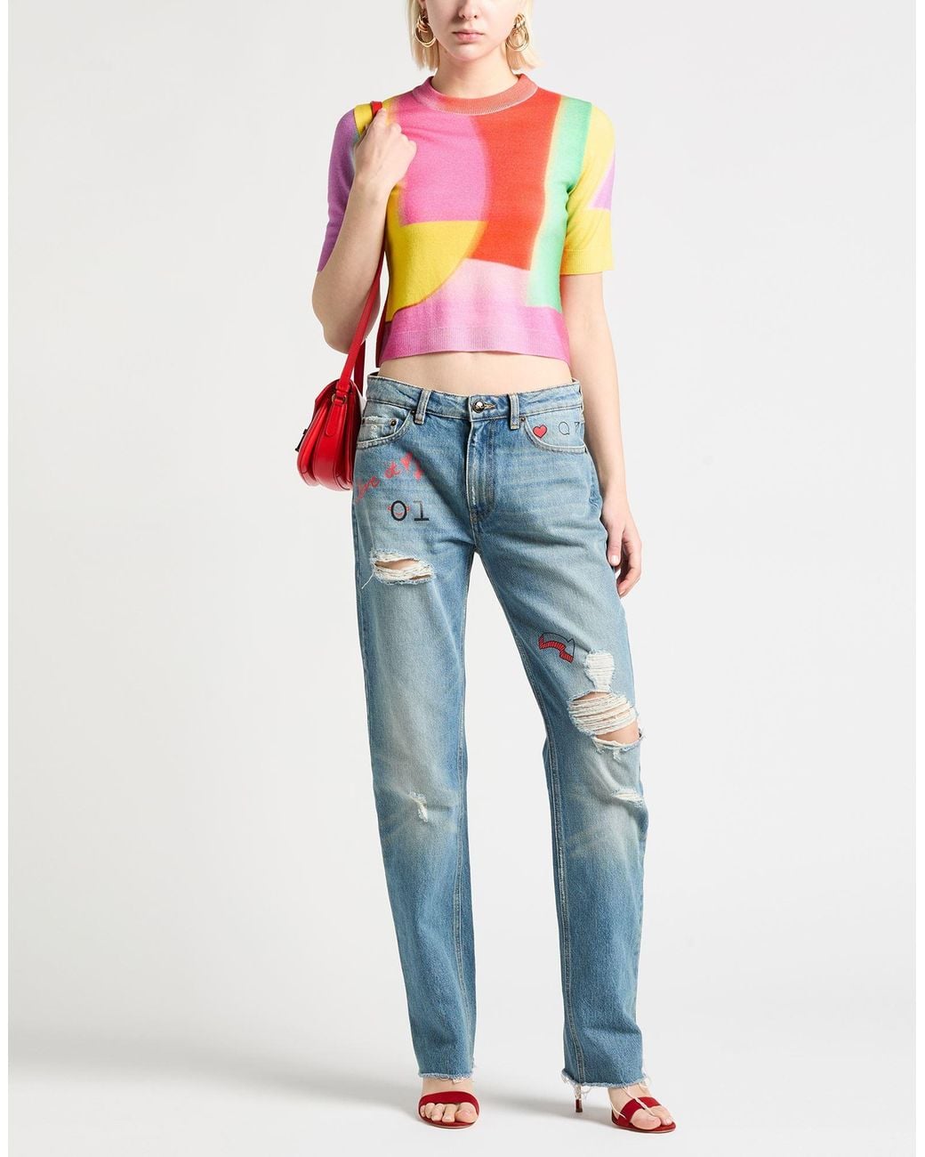 Semicouture Blue Jeans Cotton