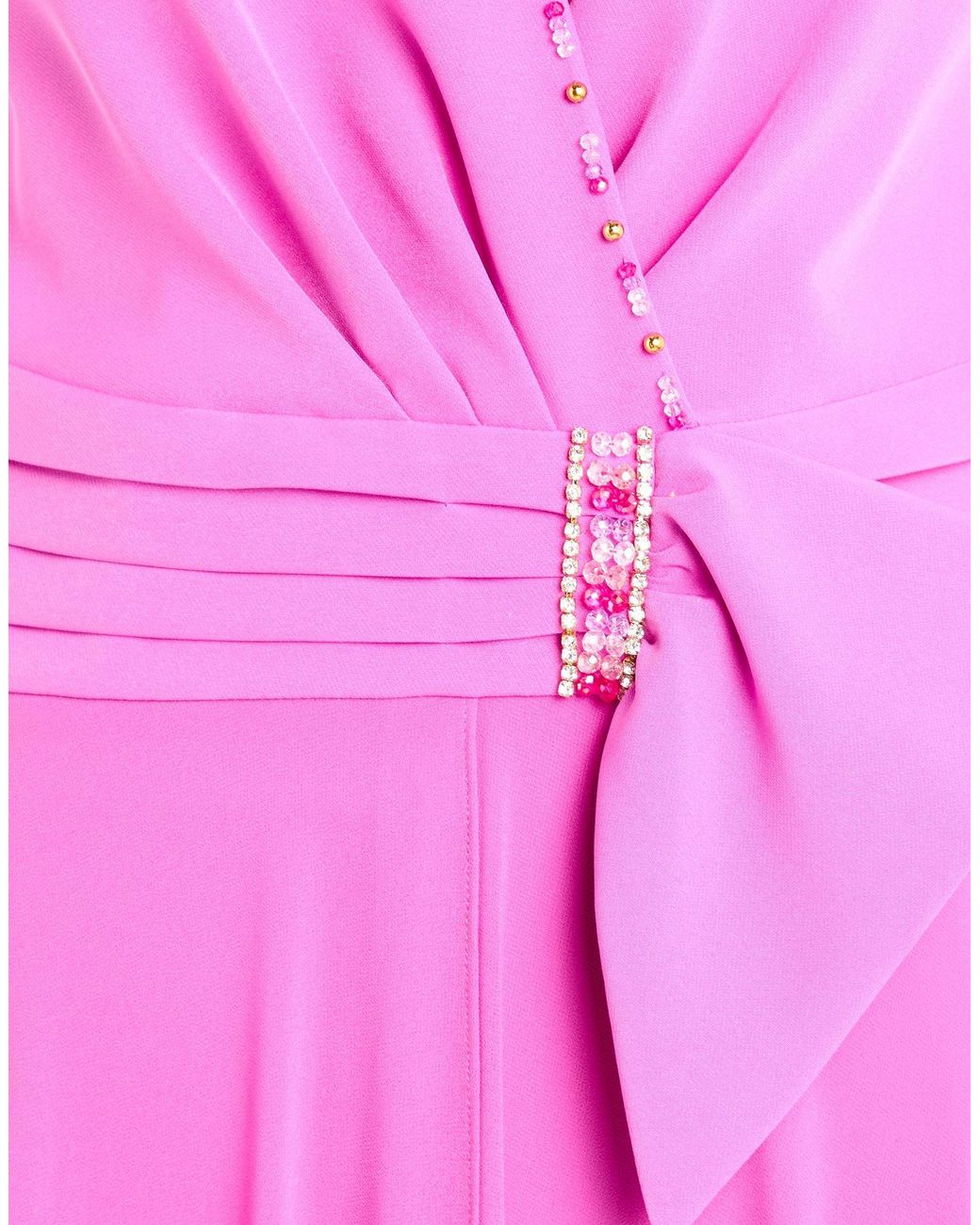 Camilla Pink Jumpsuit Polyester, Elastane