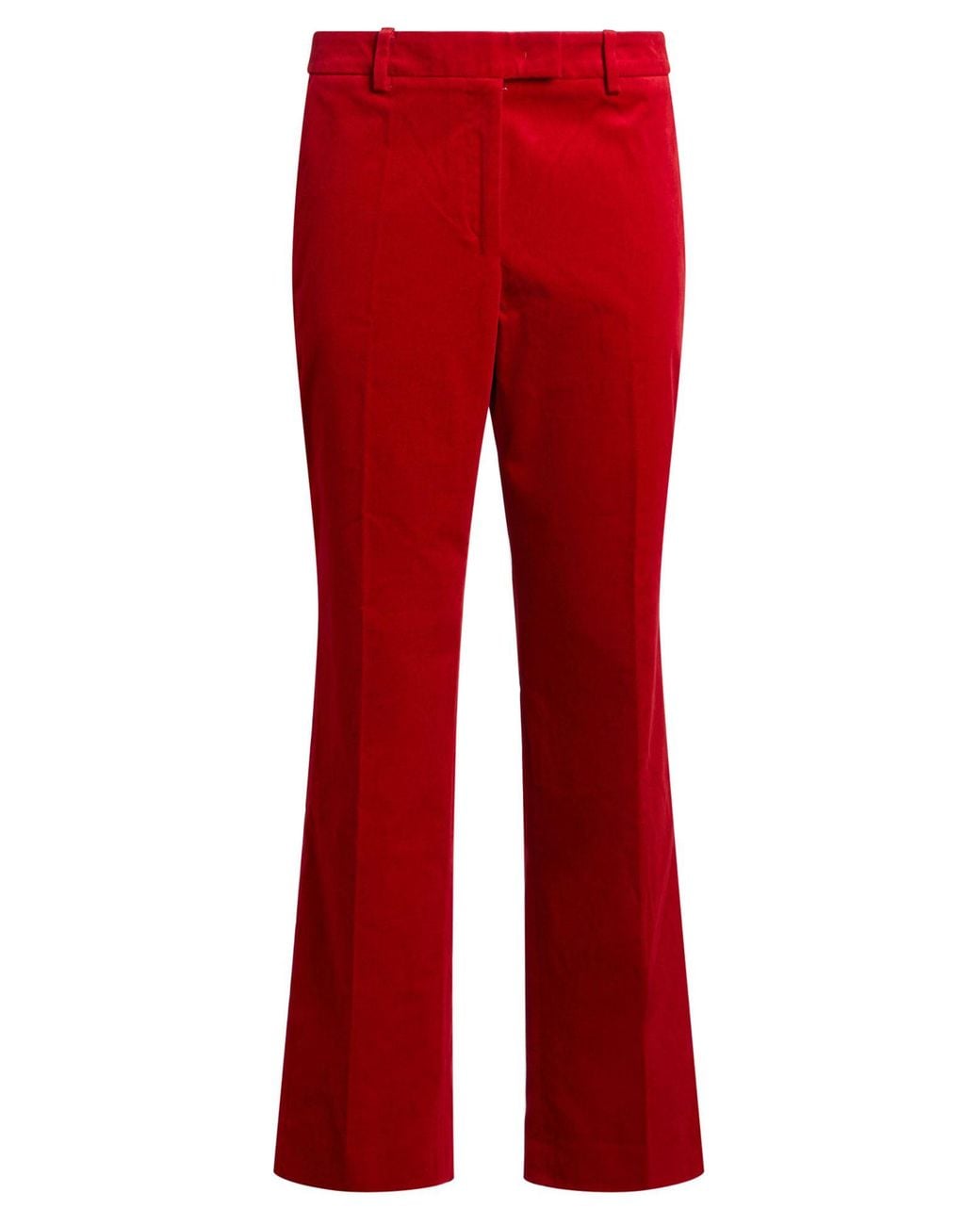 Alberto Biani Red Pants Cotton, Elastane