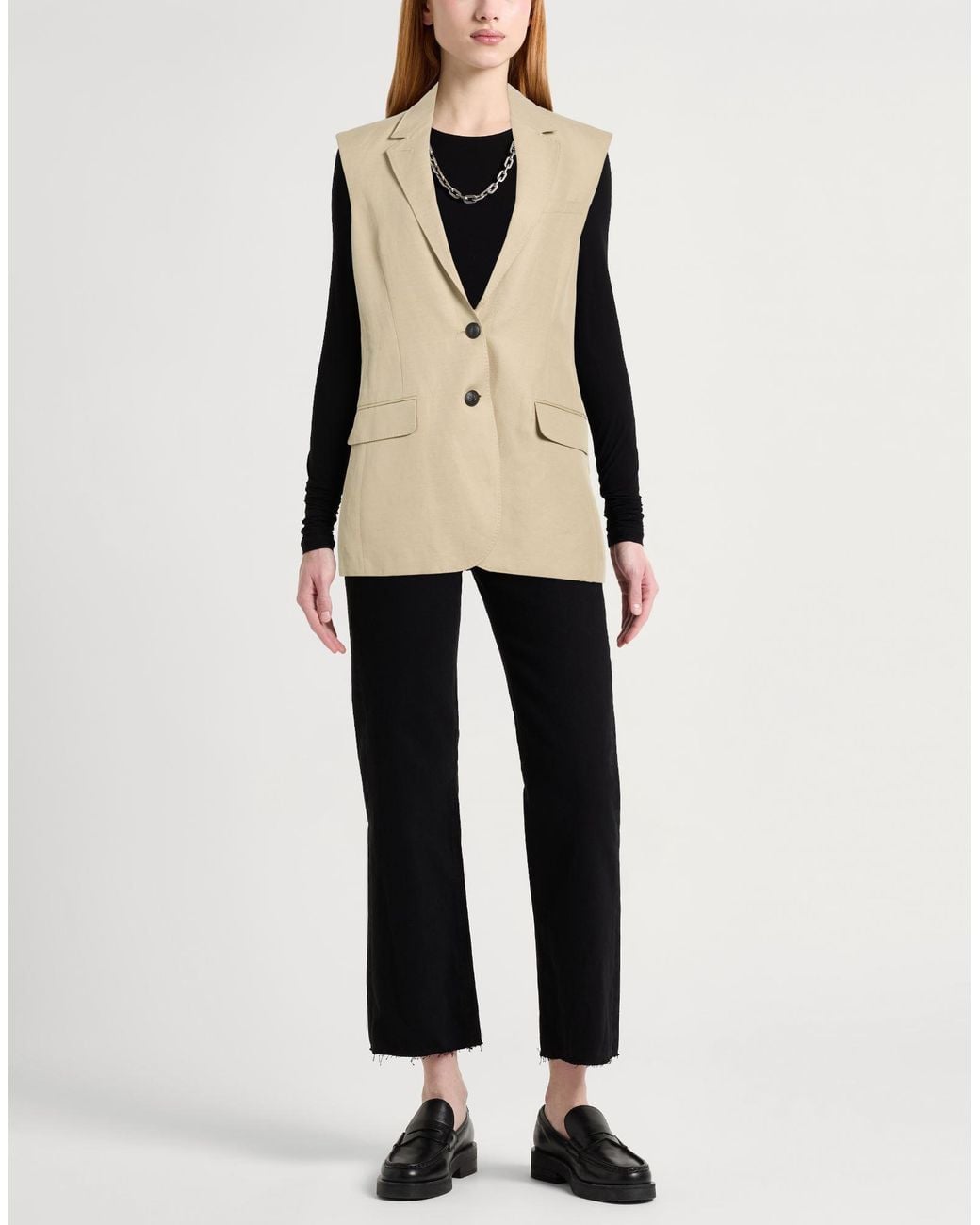 Rag & Bone Natural Sand Blazer Cotton, Linen