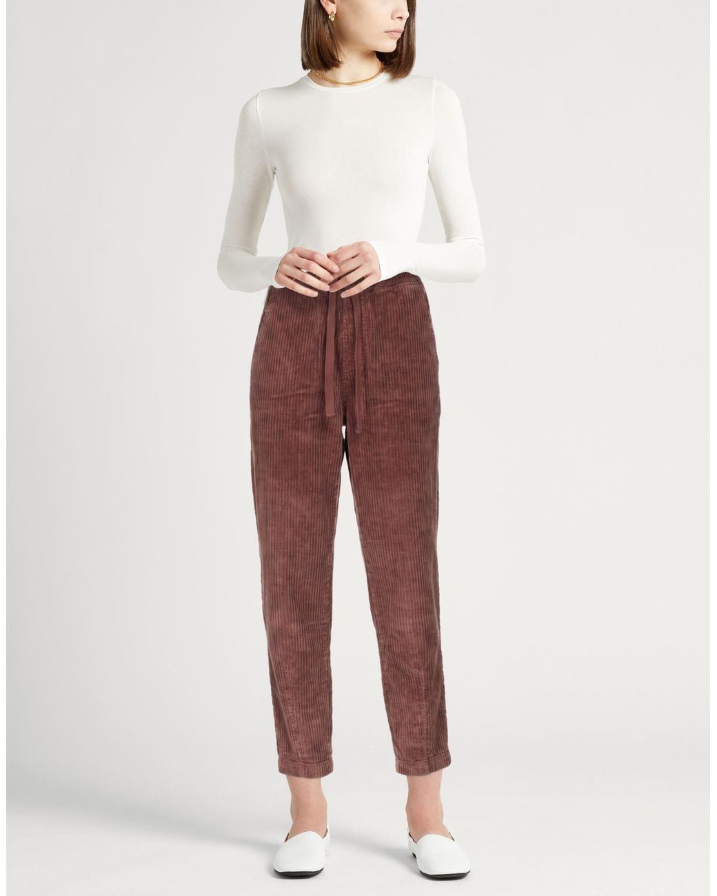 Crossley Red Pants Cotton, Elastane