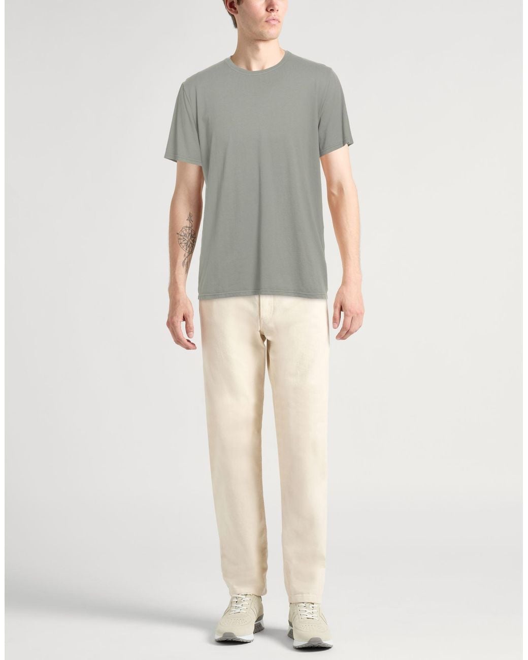 Fedeli Gray T-Shirt for men