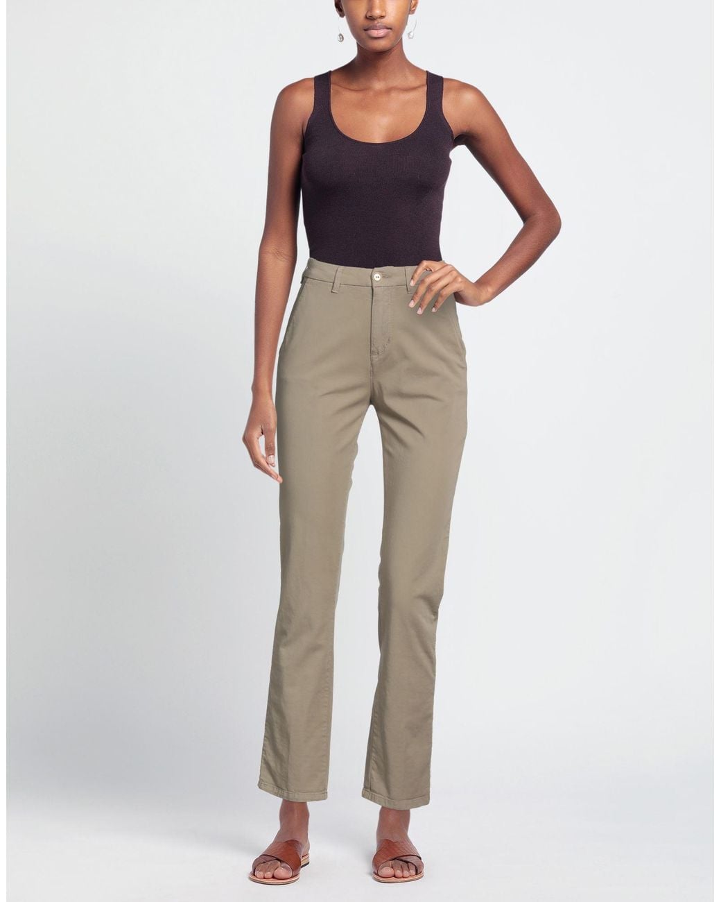 40weft Natural Pants Cotton, Tencel, Elastane