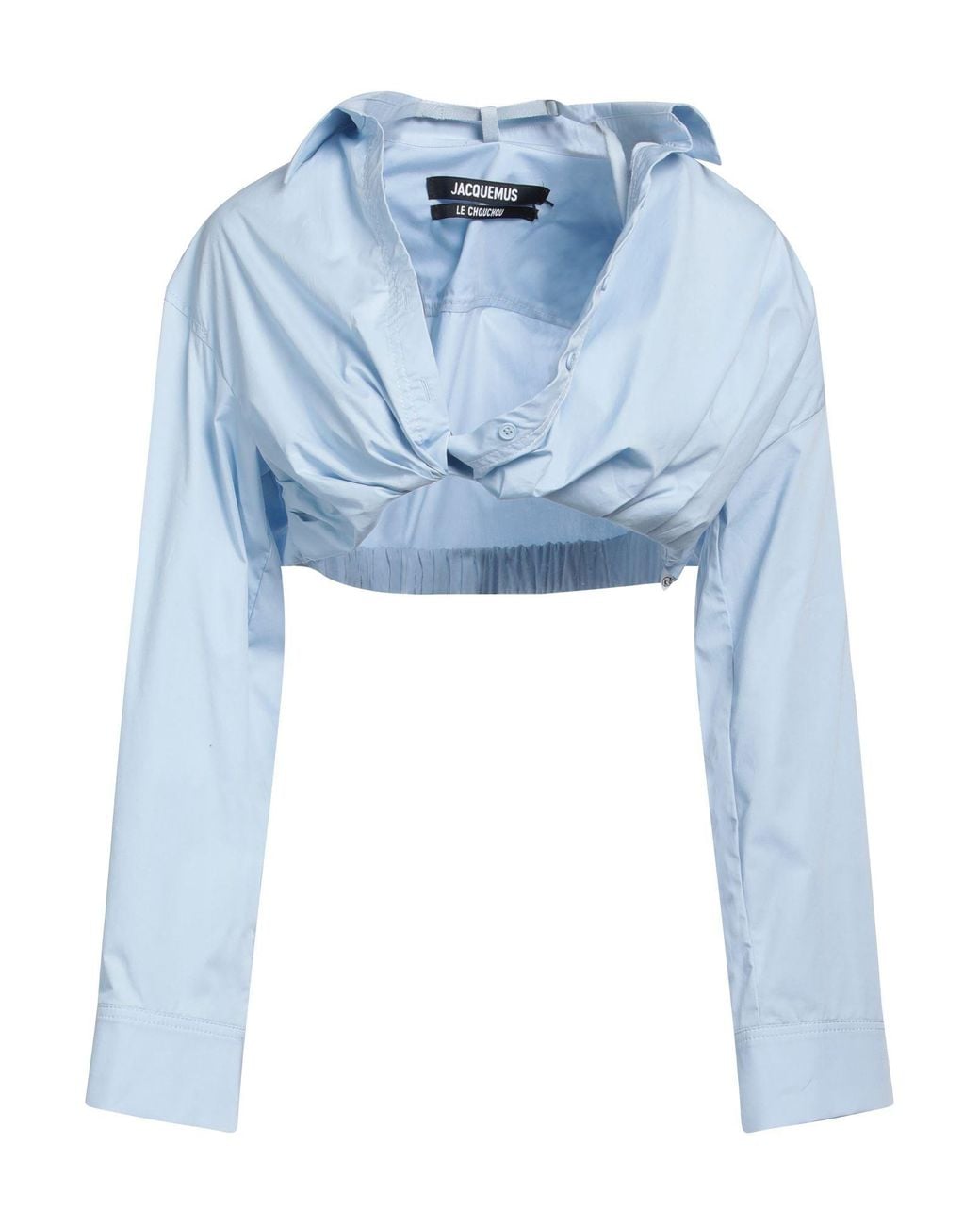 Jacquemus Blue Shirt Cotton, Elastane