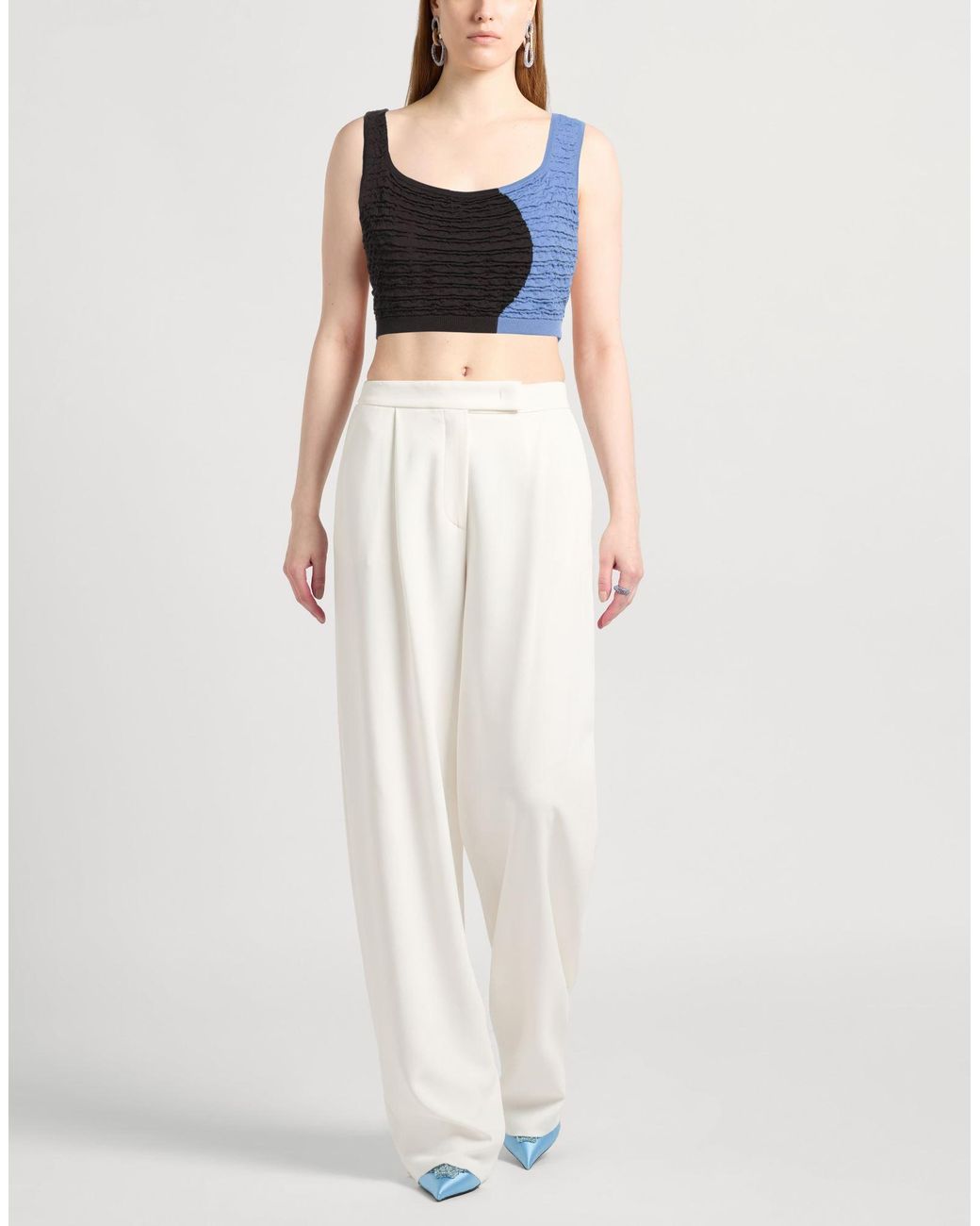 Liviana Conti Blue Top Viscose, Polyamide