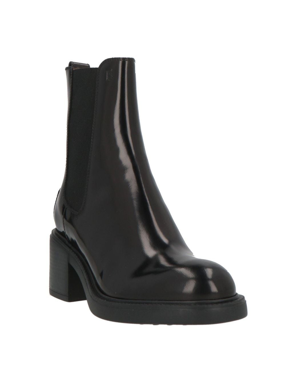 Tod's Black Ankle Boots Calfskin