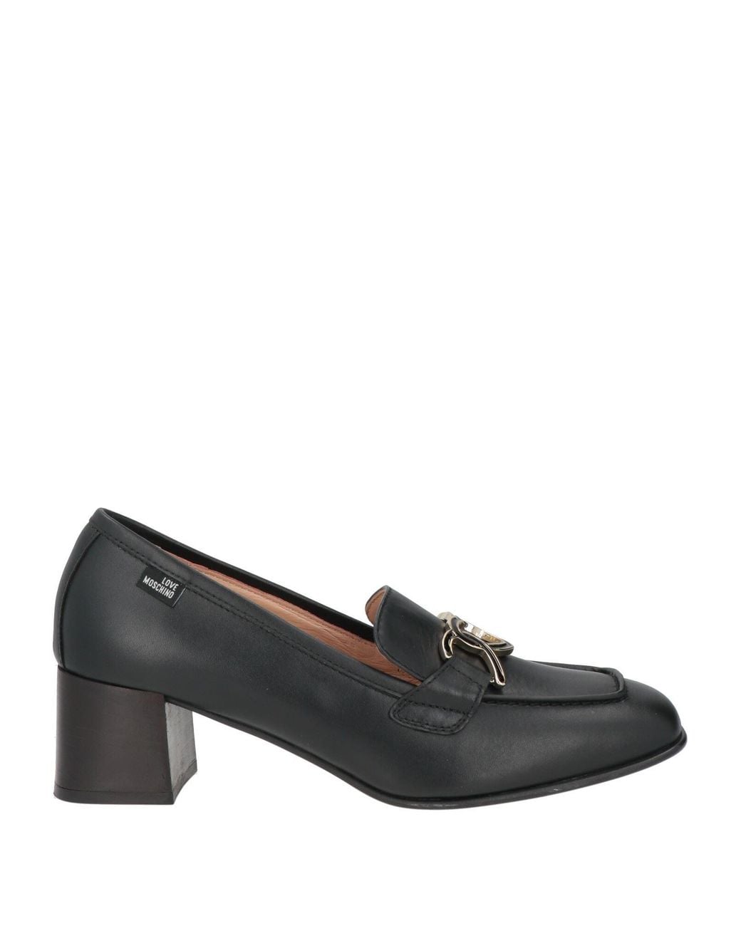 Love Moschino Black Loafers Leather