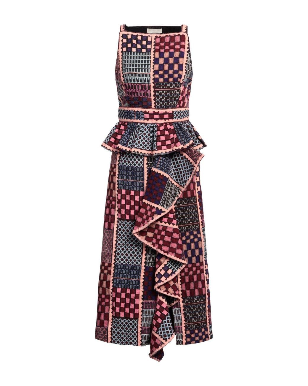 Ulla Johnson Red Midi Dress