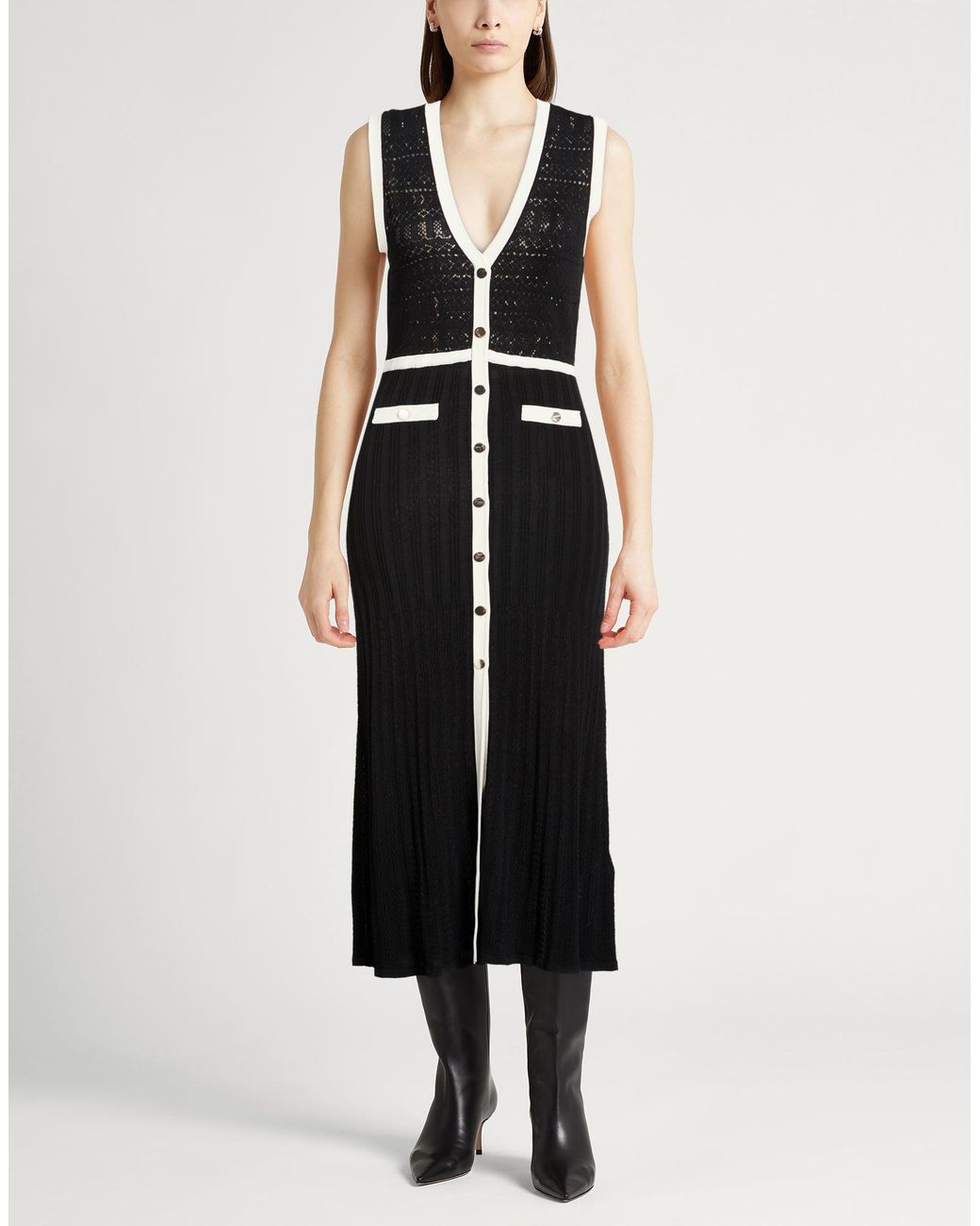 Liu Jo Black Midi Dress