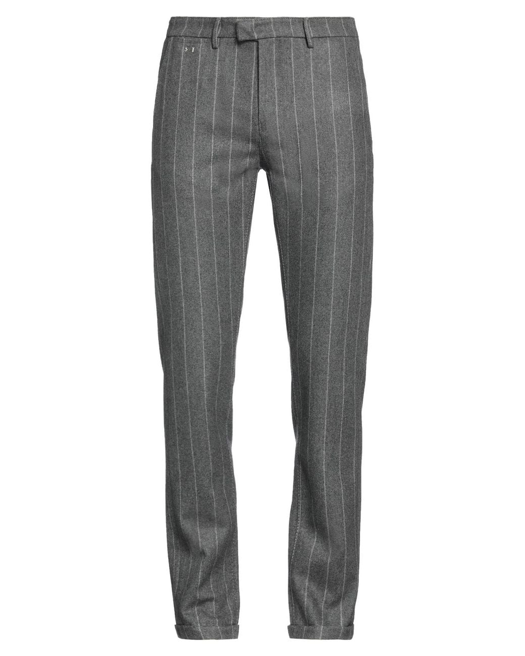 Tramarossa Gray Pants Virgin Wool for men
